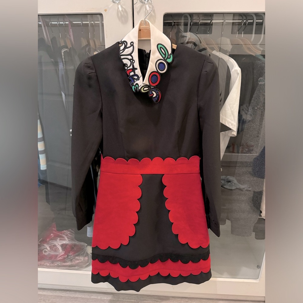 intricately crafted dress